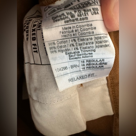 NWT Carhartt double front pants - Picture 7 of 7
